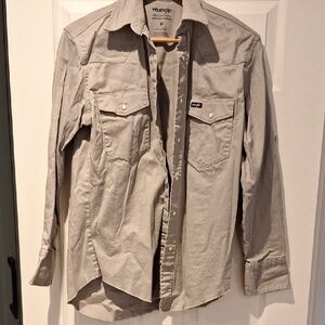 Wrangler Men's Light Gray Shirt Jacket